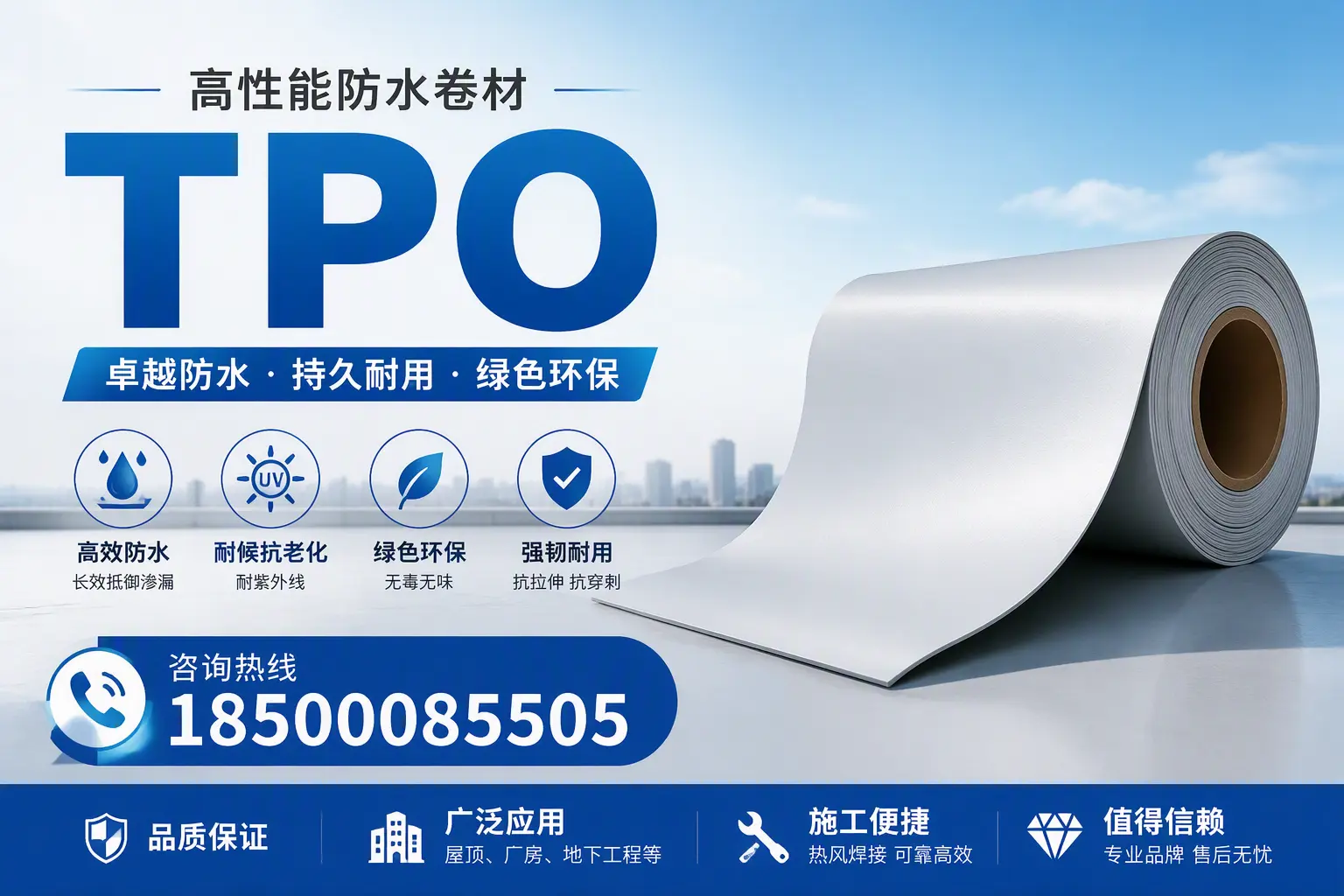 TPO材料的环保特性及其在延边的应用